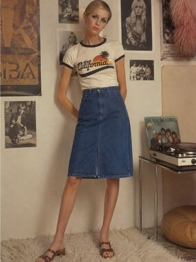 Vintage Sears Denim Skirt